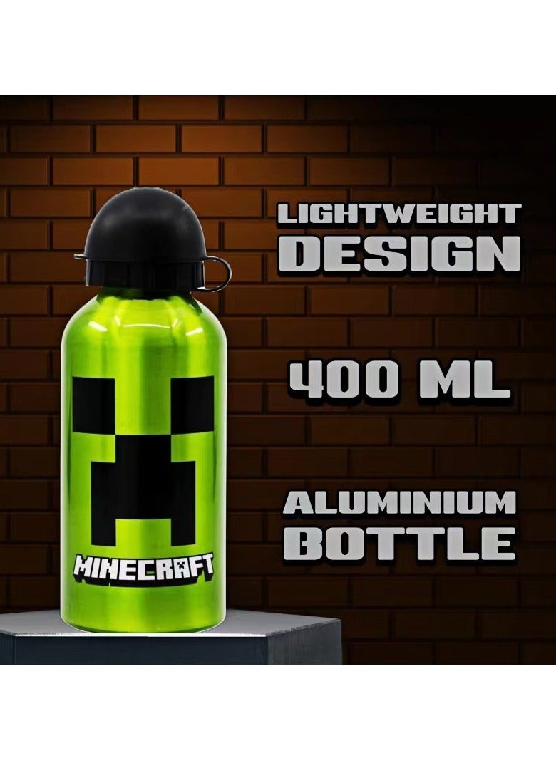general Minecraft game merchandise Coolie Aluminum Ultra Light Sports Kettle Children's Cartoon Water Cup (400ml) - Image 2