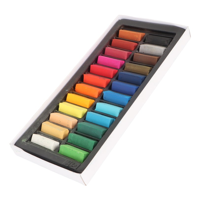 24 Colors Soft Pastel Sticks Set Light Resistance Fade Resistant Easy to Mix Drawing Pastels for Beginner Kids Painting - Image 4