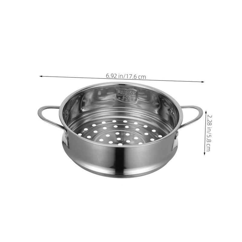 Stainless Steel Steamer Basket Multi Function Kitchen Tool for Veggies Seafood Even Cooking - Image 3