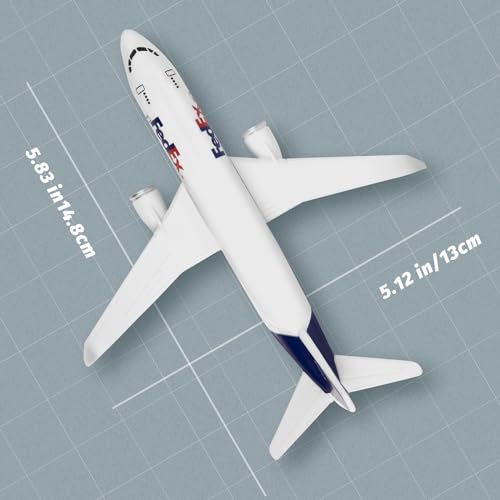 Sky Trek طائرات سكاي تريك نموذج طائرات فيديكس طائرة خطوط جوية نموذج طائرة للعرض والتجميع والهدايا. - Image 3