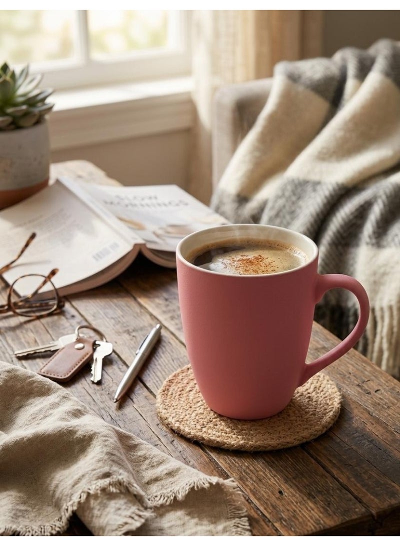 AKDC CERAMIC MUG 500ML PINK - Image 2