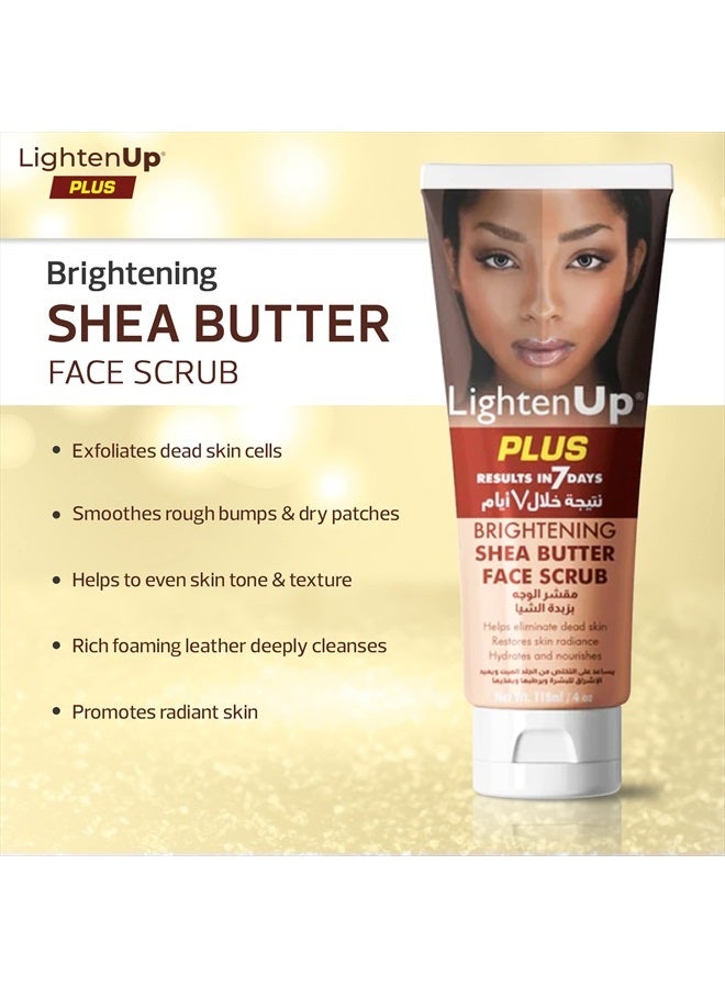 omic lightenup LightenUp Brightening Face Wash - 4 fl oz / 118 ml - Face Scrub Exfoliator, Natural Shower Gel, with Coconut Oil, Papaya, Shea Butter for All Skin Types - Image 3