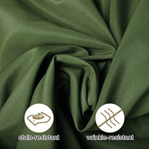 Ascoza 2pack 90 Inch Willow Round Tablecloth in Washable Polyester Fabric for Wedding/Banquet/Restaurant/Parties - Image 3