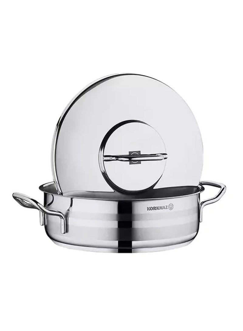 Korkmaz Korkmaz Astra2 steel pot, capacity 24 x 8 cm, 3.5 litres - Image 2