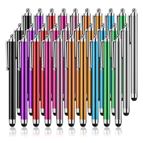 AGREJO Stylus Pens for Touch Screens, AGREJO High Precision Universal Stylus for iPad iPhone Tablets Samsung Galaxy All Capacitive Touch Screens (30-Pack) - Image 1