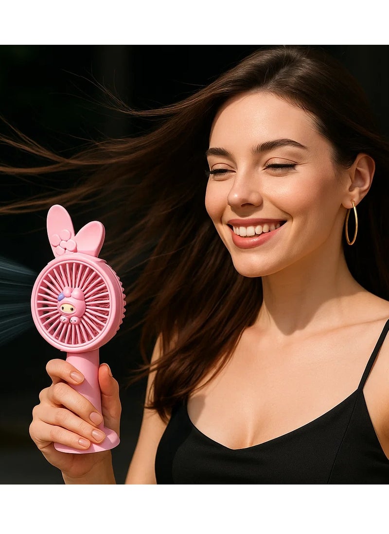 Fan Sheng Da - Rechargeable hand fan + mobile phone holder, lightweight, gives a refreshing atmosphere, small size. - Image 1