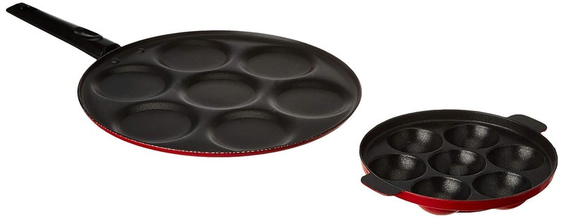 Nirlon Nirlon Non-Stick Appampatram and Uttapam Tawa Combo Kitchen Item Set - Image 1