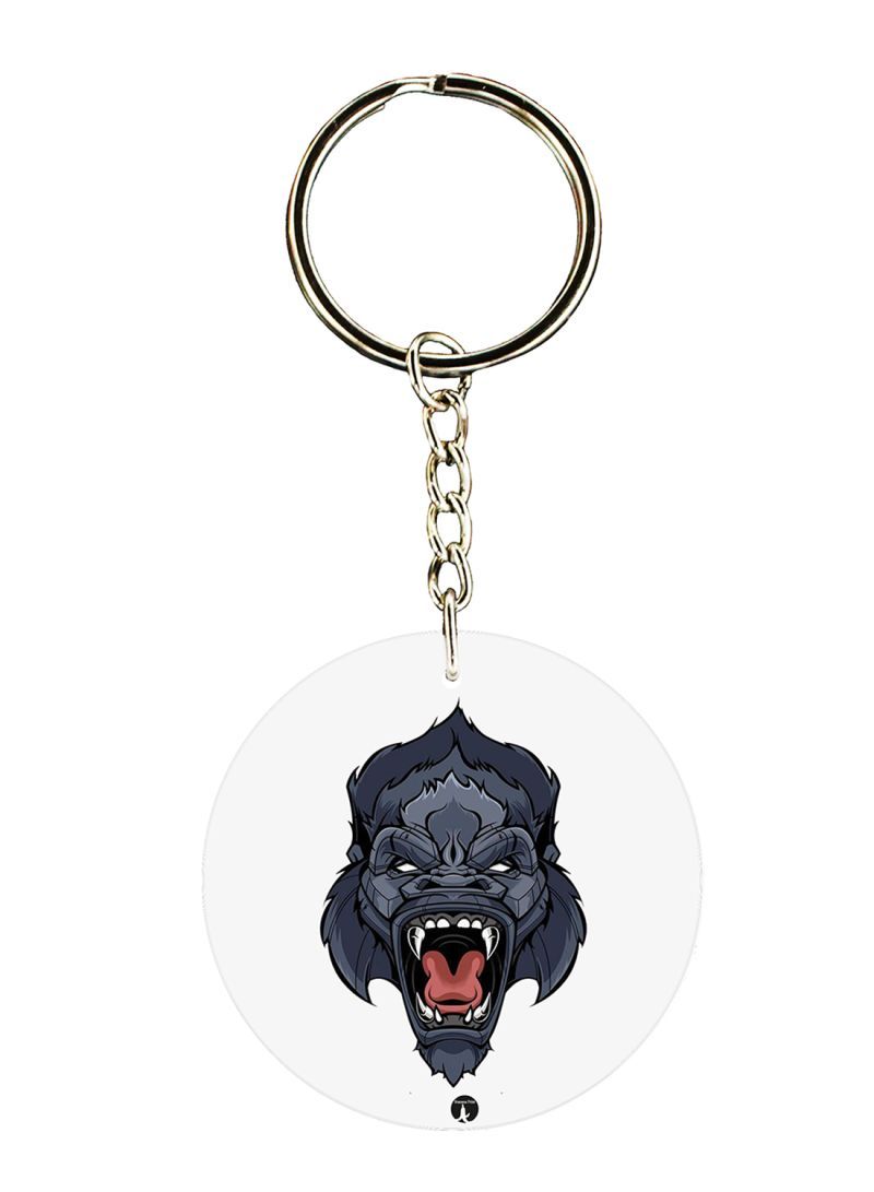 RKN Gorilla Printed Keychain