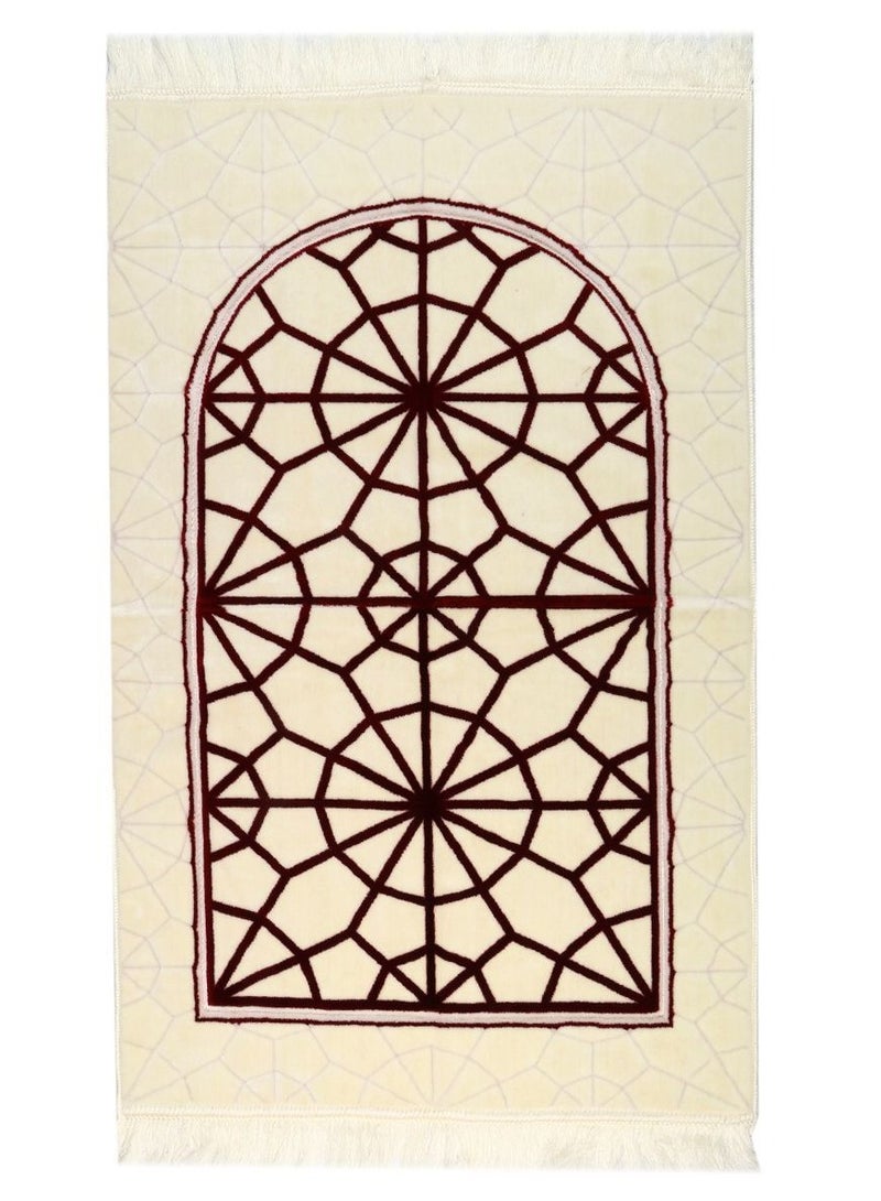 Manasek Mosaic Prayer Mat with Bag - Image 1