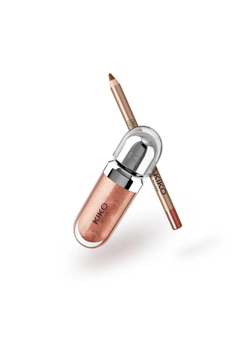 كيكو ميلانو GLOSS ME UP LIPS GIFT SET  STYLISH HAZELNUT