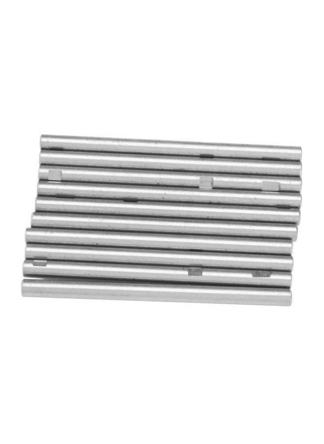 Thoraya 10pcs RC Motor Rod Shaft Silver Stainless Steel 4mm Diameter 60mm Length Brushless Motor Shaft with 3 Flat Positions for RC Car  - Image 1
