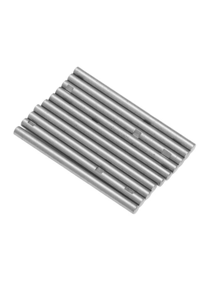 Thoraya 10pcs RC Motor Rod Shaft Silver Stainless Steel 4mm Diameter 60mm Length Brushless Motor Shaft with 3 Flat Positions for RC Car  - Image 2