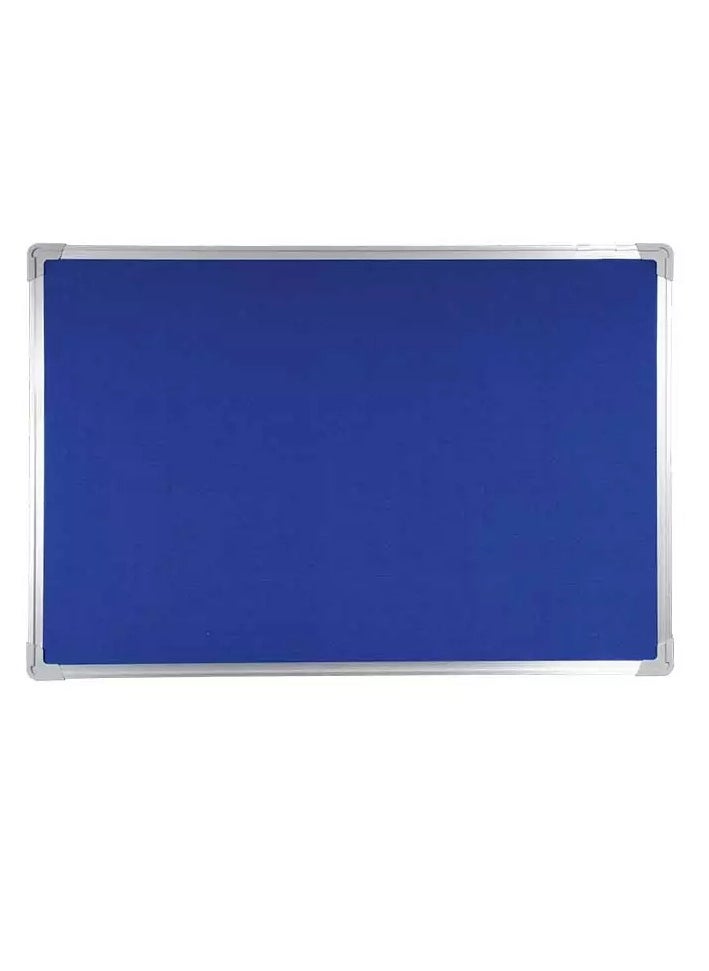 PARTNER 60X90cm Size Felt Bulletin Board Blue 