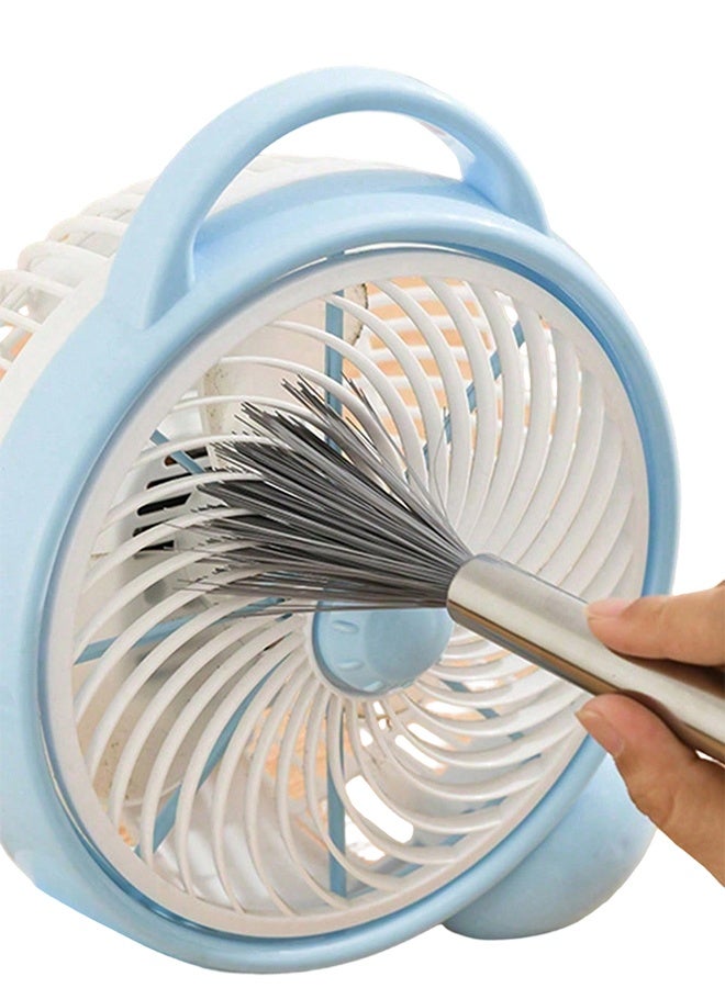 1pc Multi-Purpose Long Handle Cleaning Brush, Stainless Steel, Medium Strength - Image 1