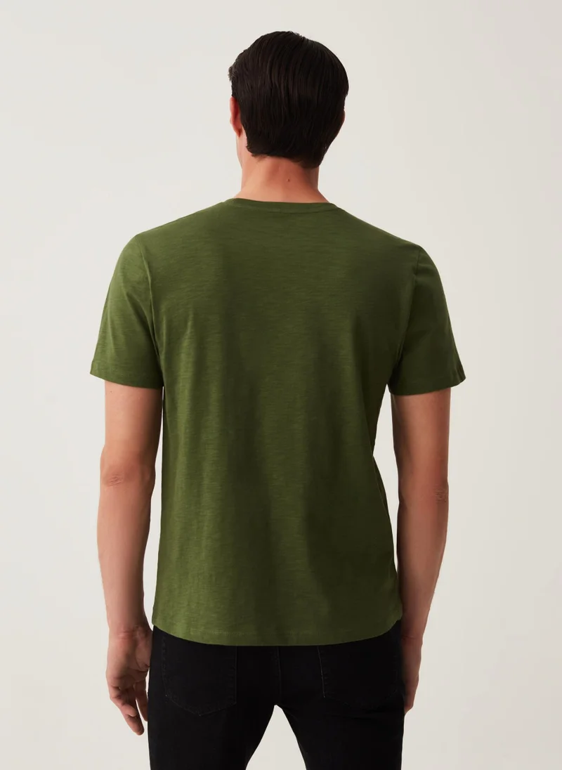 Ovs Two-pack T-shirts in cotton slub