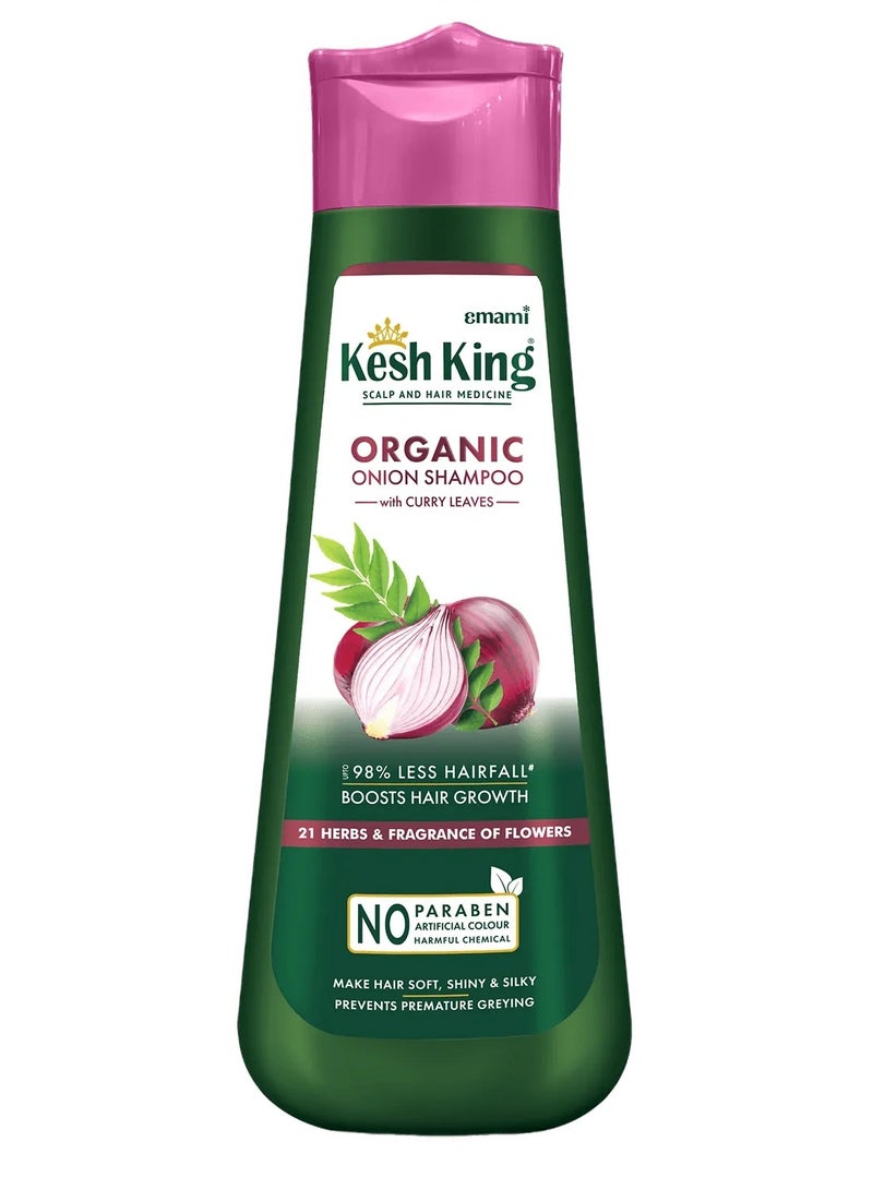 كيش كينج شامبو ببصل الايورفيدا بـ 21 عشبًا ، يقلل تساقط الشعر ويعزز نمو 300 مل - Image 1