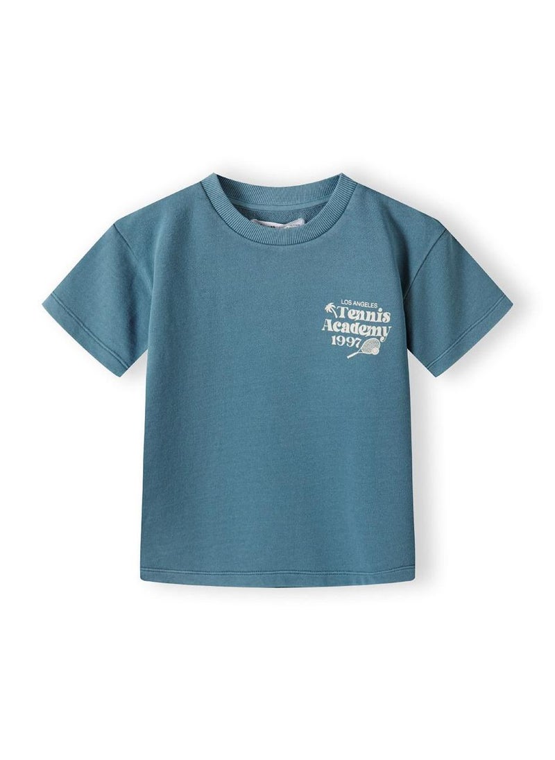 Boy’s Two-Piece Set with Printed T-Shirt and Shorts