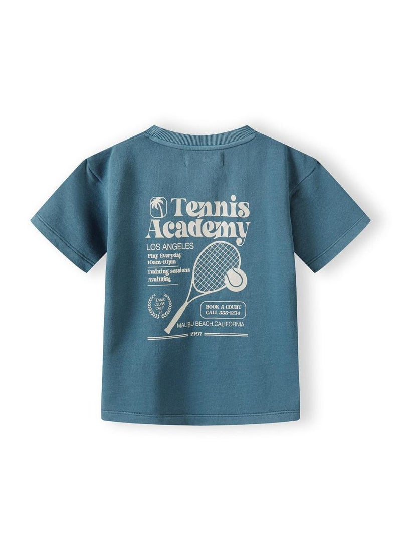 Boy’s Two-Piece Set with Printed T-Shirt and Shorts