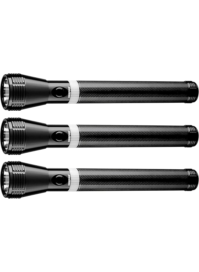 GEEPAS 3 Rechargeable Led Flashlight (Gfl4622) - Image 1