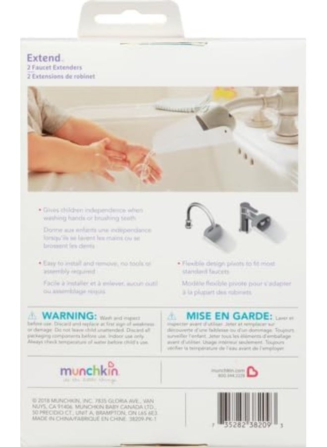 MunchkinÂ® Extendâ„¢ Faucet Extender, 2 Count (Pack of 1) - Image 3
