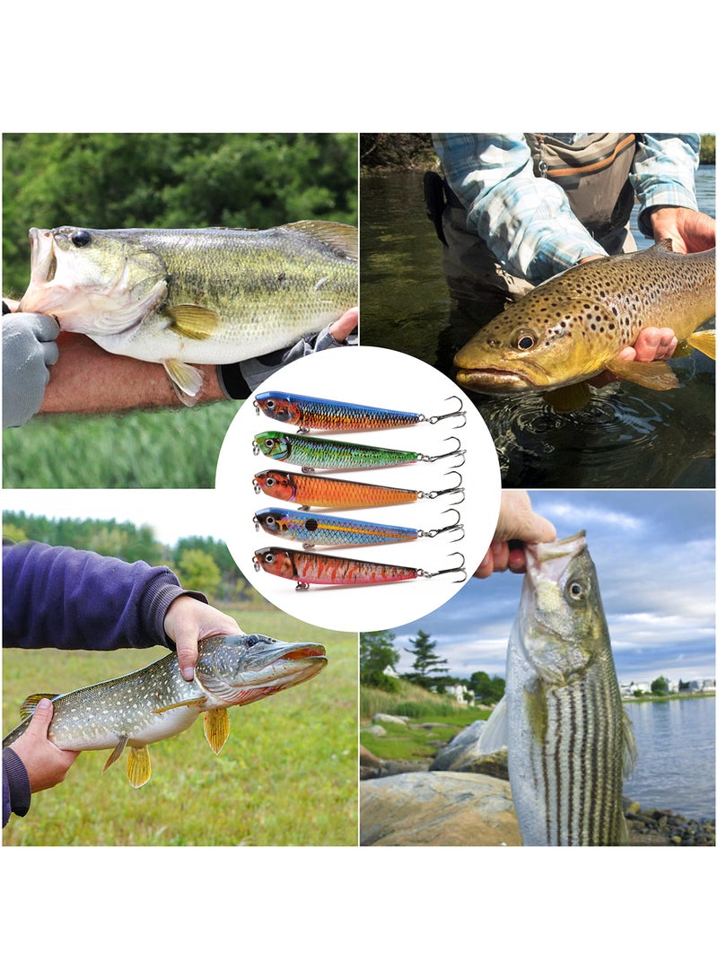 Excefore Fishing Lures Kit, Lifelike Action, Super Sharp Hooks, Sturdy and Durable - Perfect for Bass, Trout, Pike, and More - Image 5