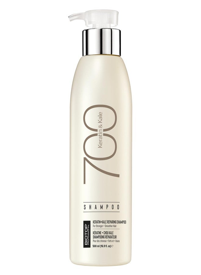 Biotop Professional 700 Keratin + Kale Hair Shampoo - Damaged Hair Repair Rich in Vitamins A, C + K - Fights Frizz & Reduces Breakage in Coarse, Thick Hair - 16.9 oz - Image 1