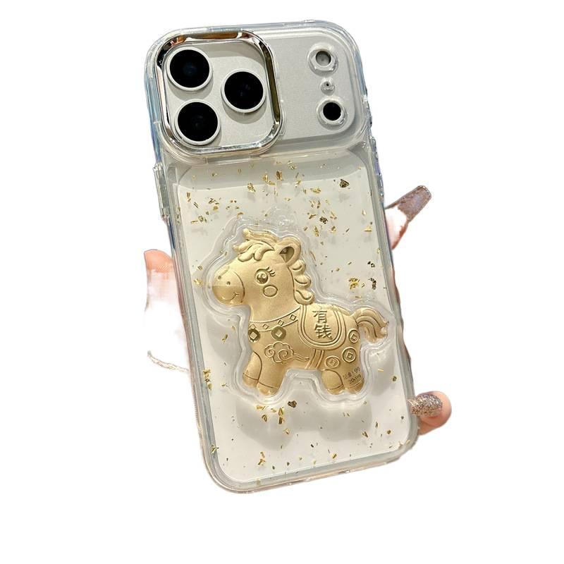 غطاء واقي، مقاوم للصدمات لـ iPhone 16 / 16 Plus / 16 Pro / 16 Pro Max، تشطيب راتنج , حماية من السقوط، Acrylic من الأكريليك للتنقل اليومي سهل التخزين سهل الحمل - Image 1