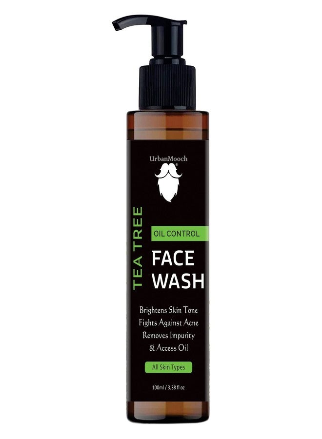 UrbanMooch Tea Tree Anti Acne Facewash for Men | Facewash for Oily Skin | Oil Control | Anti - Acne & Pimples | Clear & Glowing Skin | NO Paraben & NO Sulphates | All Skin Types, 100 ml - Image 2