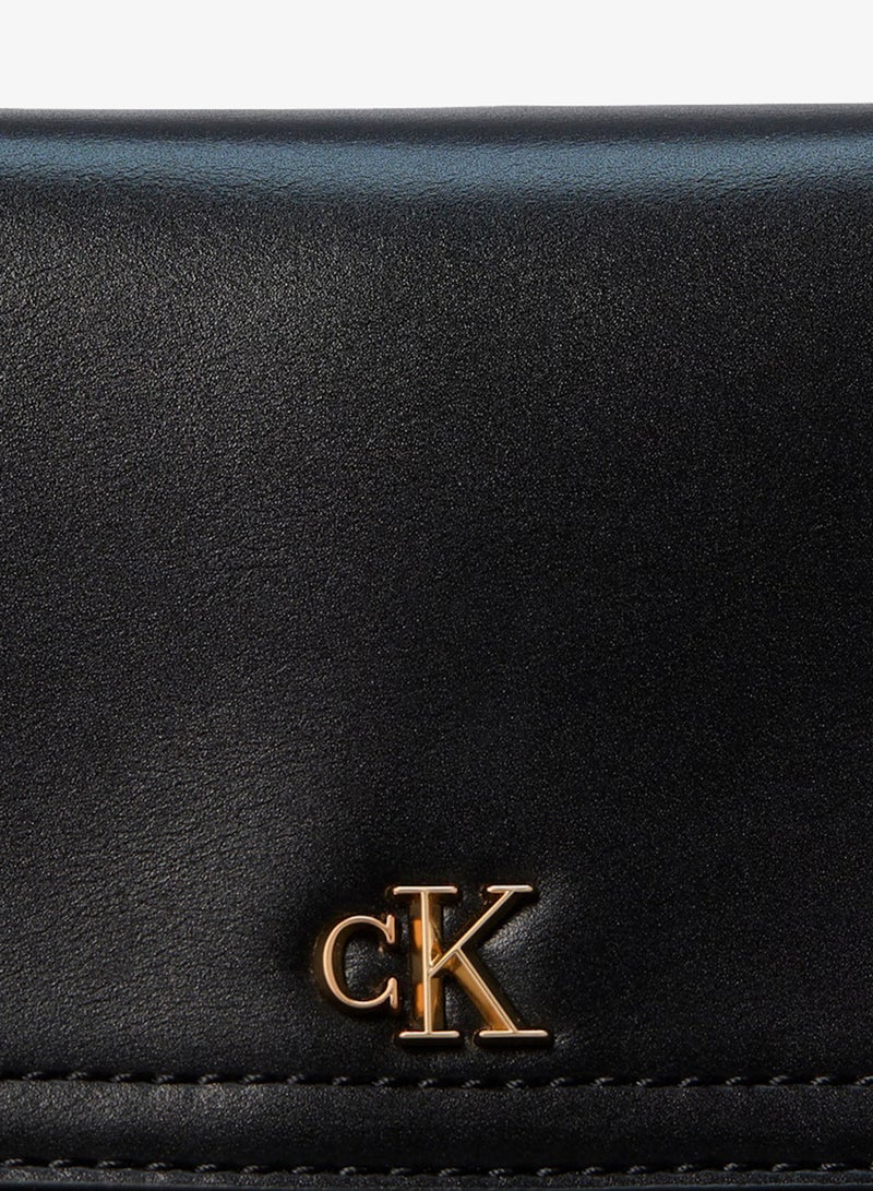 CALVIN KLEIN Monogram Chain Strap Convertible Crossbody Bag - Image 4