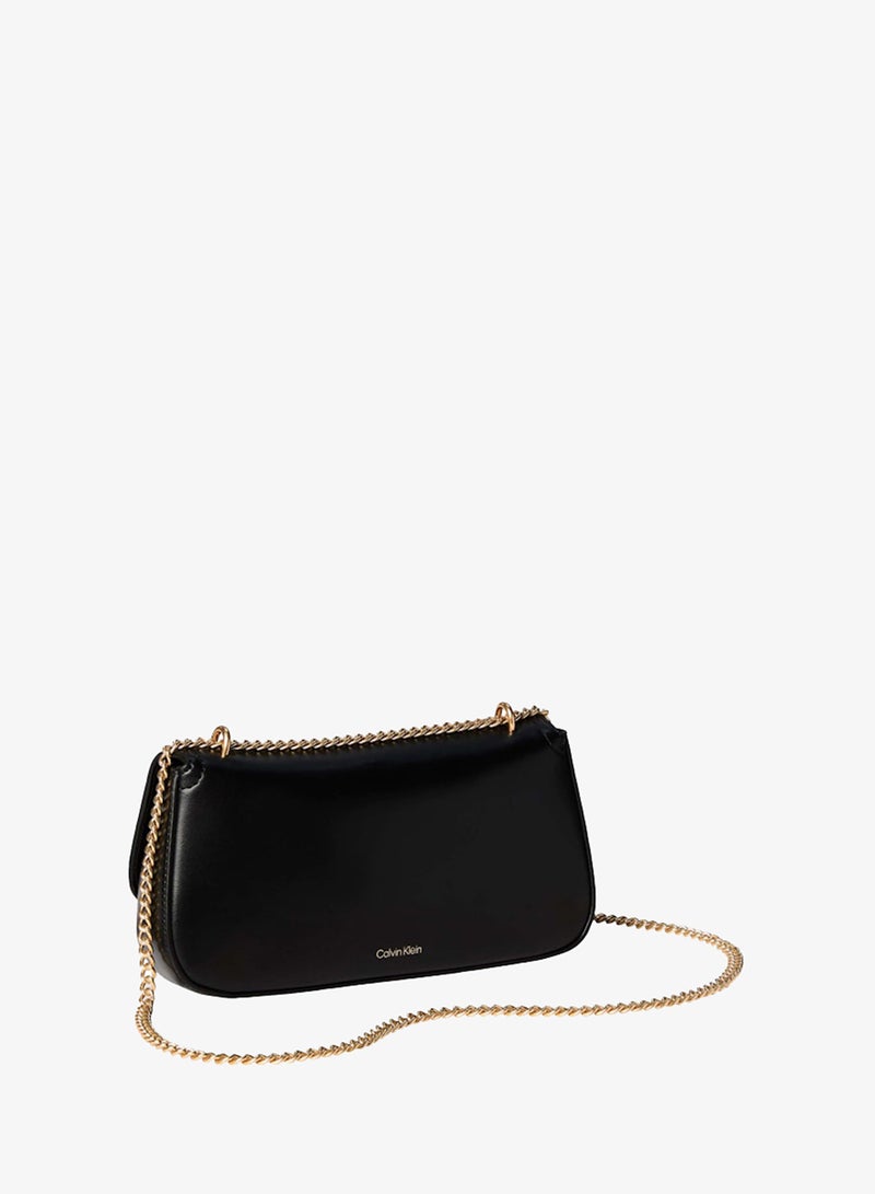 CALVIN KLEIN Monogram Chain Strap Convertible Crossbody Bag - Image 2