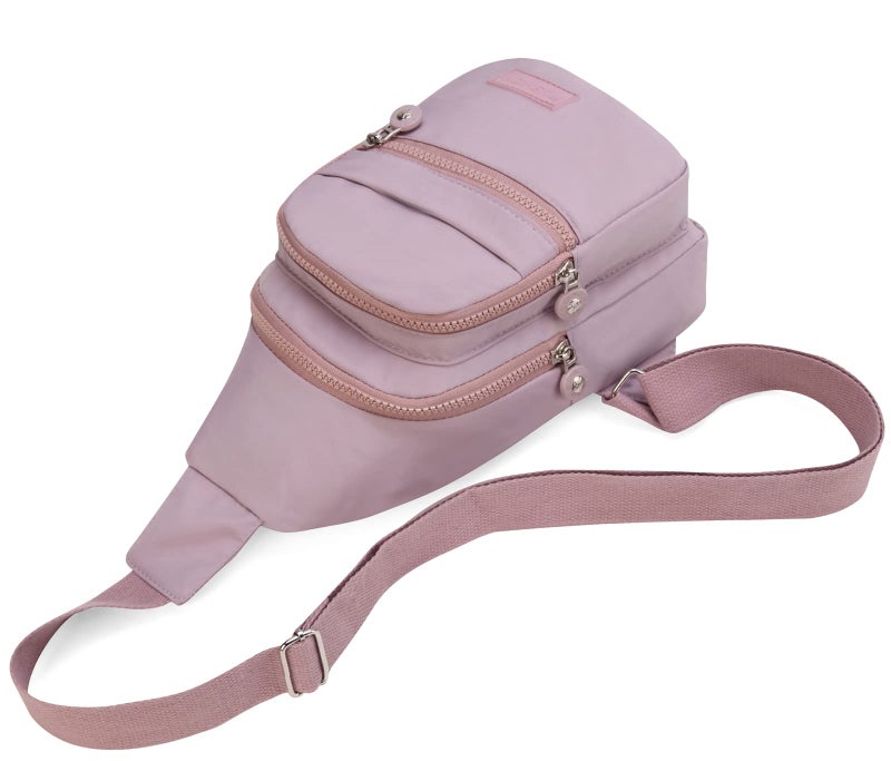 EVANCARY Small Sling Bag for Women, Sling Backpack Chest Daypack Crossbody Bag for Travel Sports Running Hiking - Image 4
