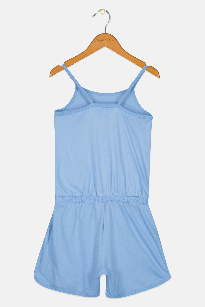 PUMA Kids Girl Brand Logo Outdoor Playsuits, Lavender - Image 2