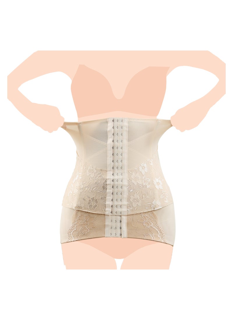Sunveno SUNVENO 2 in 1 Body Shaper Combo - Beige, L  - Image 1