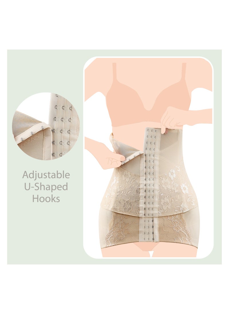 Sunveno SUNVENO 2 in 1 Body Shaper Combo - Beige, L  - Image 5