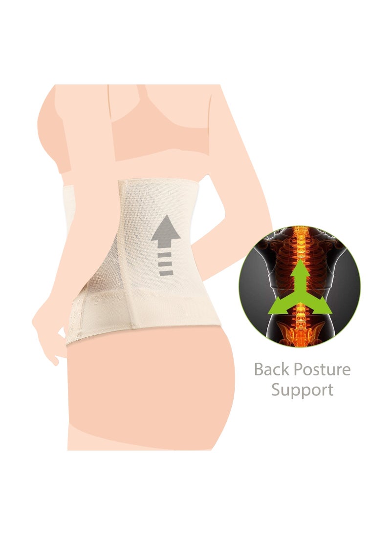 Sunveno SUNVENO 2 in 1 Body Shaper Combo - Beige, L  - Image 3