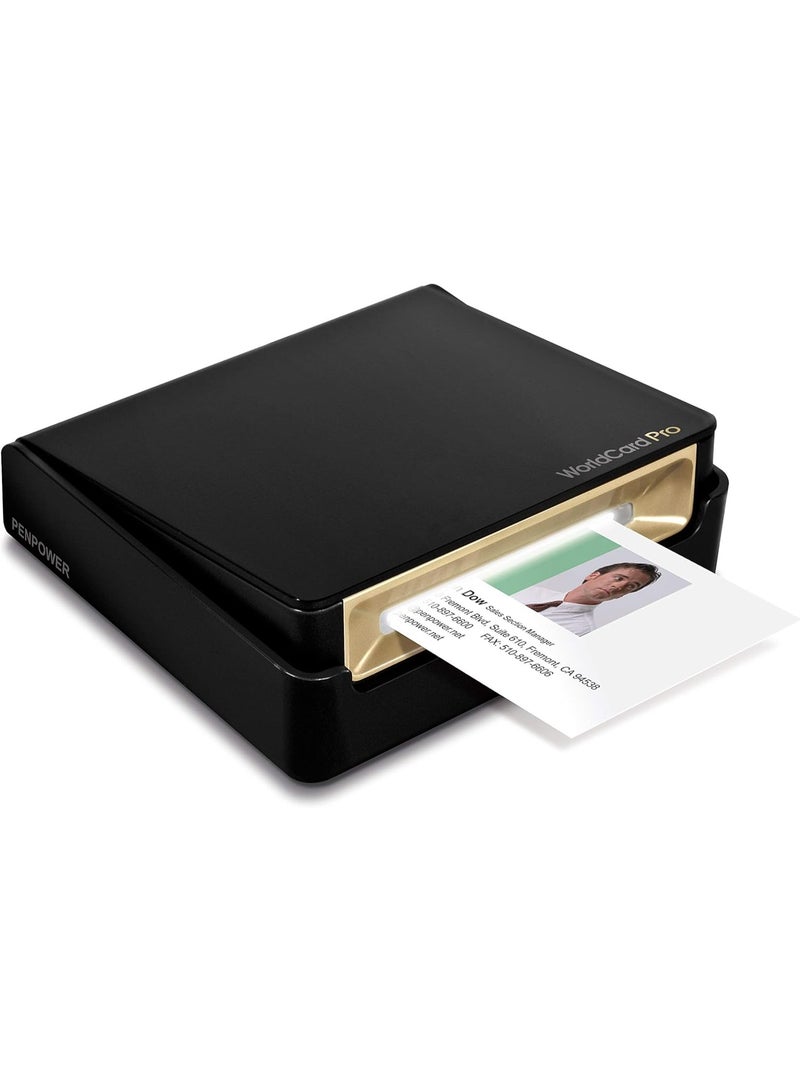 بن باور ماسح ضوئي لكروت العمل والبطاقات PenPower WorldCard Pro | دقة 600 DPI، متوافق مع ويندوز وماك - Image 1