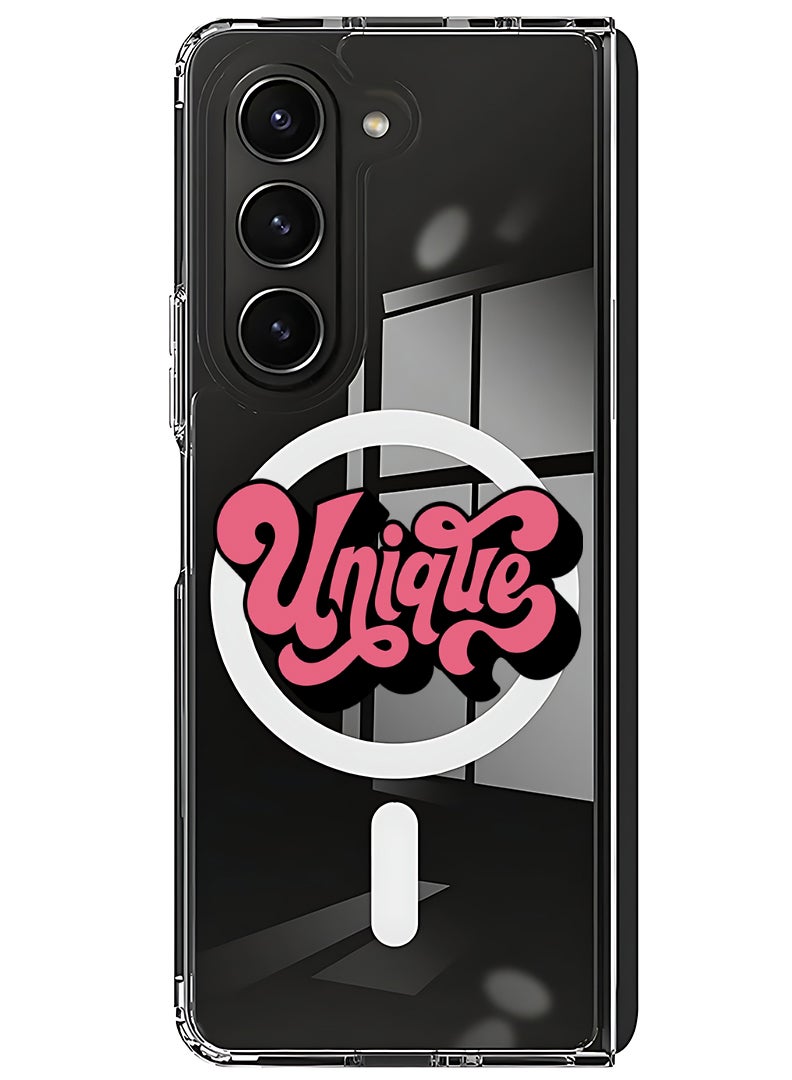 Theodor Magnetic Case for Samsung Galaxy Z Fold 6 Compatible with MagSafe Wireless Charging, Shockproof Phone Bumper Cover Unique-01 - Image 1