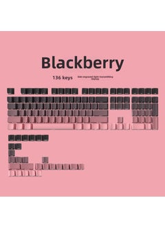 PBT Gradient Backlit Custom DIY Keycaps Blackberry side engraved light transmission small full set (all kinds of matching key number is fully compatible)