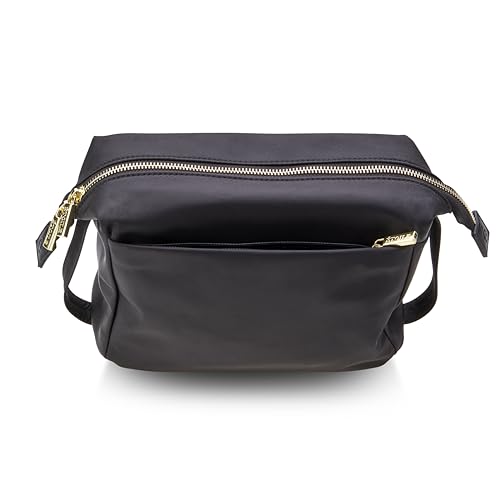 ETOILE - Jet Setter Travel Case Black Soft Flexible and Foldable Makeup Cosmetic Travel Bag - Image 3