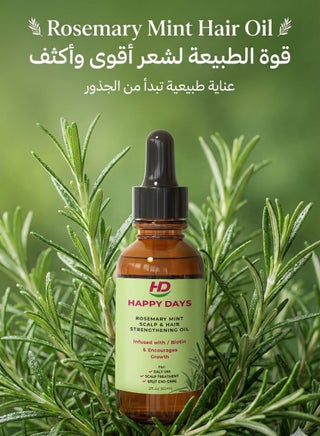 زيت اكليل الجبل العضوي (60 مل ) لنمو الشعر والعناية بالبشرة، زيت اكليل الجبل العضوي النقي للشعر الجاف والتالف، لفروة الرأس وعلاج تساقط الشعر - view 3