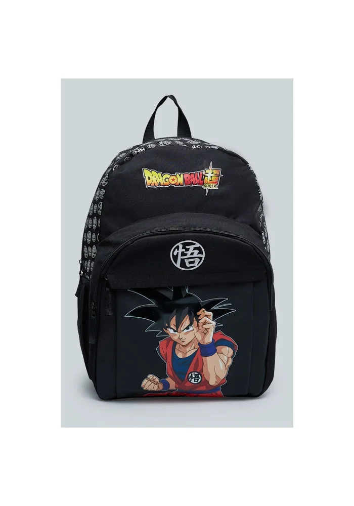 R&b Dragon Ball Print Backpack - 16"
