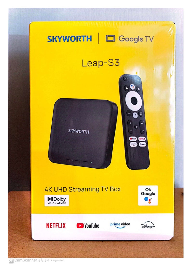 Skyworth - Skyworth  Google  TV  Box - Leap-S3 - 4K UHD Streaming  Box - Image 1