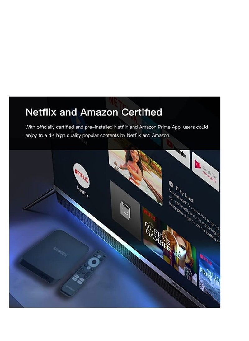 Skyworth - Skyworth  Google  TV  Box - Leap-S3 - 4K UHD Streaming  Box - Image 1