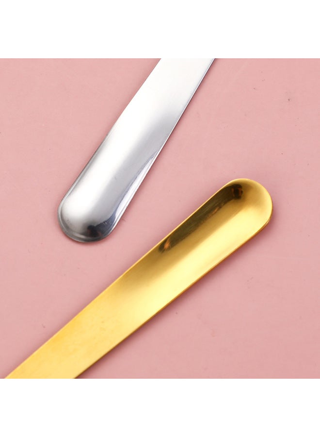Stainless Steel Dual-purpose Fork Spoon Creative Moon Cake Dessert Cake Fork Baking Cloth Wheel Manufacturers Wholesale Customer LOGO-Color:Black Dual-purpose Fork - Image 5