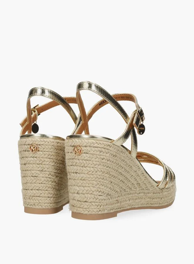 MEXX GOLD Women Noemi Pakina Wedge Heel Espadrille Sandals for Women | Best Price UAE