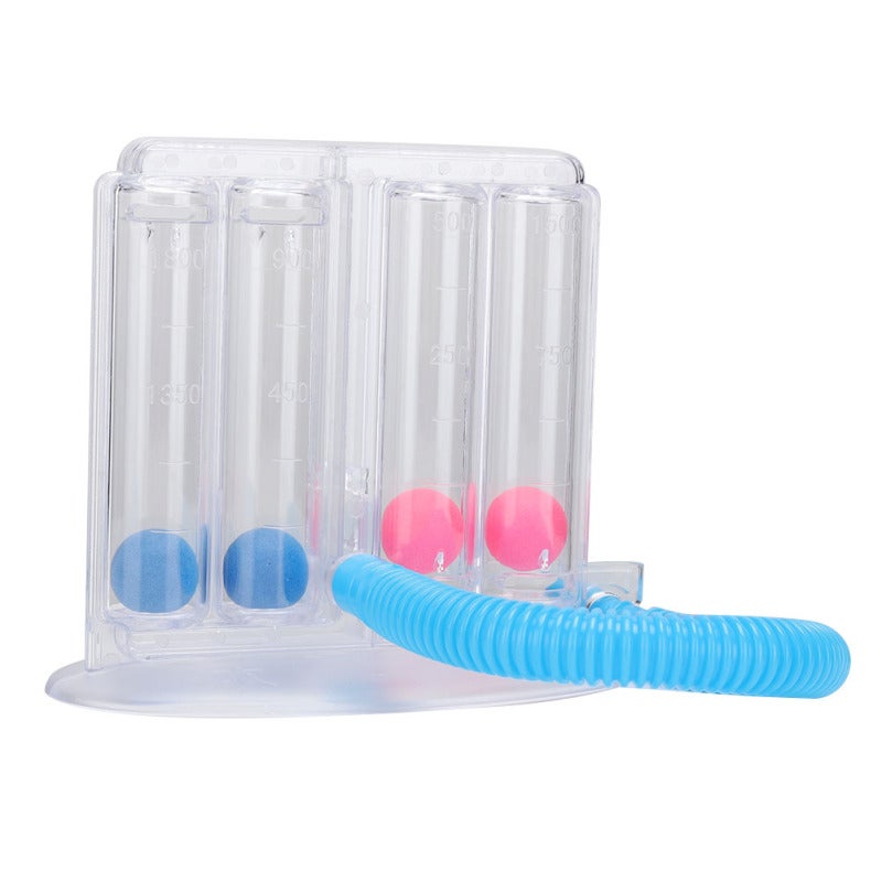 Incentive Spirometer: PE Ergonomic Mouthpiece, Bend-Resistant Pipeline, Bottom Filter - Thickened Reinforced Body, Breath Training Device for Post Surgery Recovery, COPD Patients, Home Respiratory The - Image 2