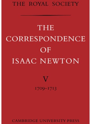 The Correspondence of Isaac Newton : Volume 5 - pzsku/Z05F6150EB474BD2064DDZ/45/_/1695023685/2149a55d-43c3-4580-8414-9386aaf756aa