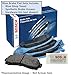 BOSCH BE1259AH Blue Ceramic Disc Brake Pad Set with Hardware Compatible with Select Mazda CX7 REAR - Image 3