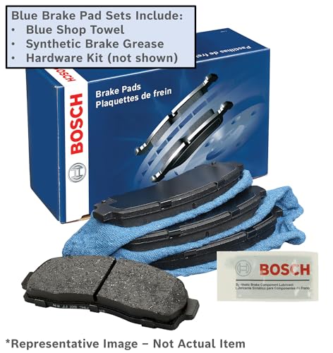 BOSCH BE1259AH Blue Ceramic Disc Brake Pad Set with Hardware Compatible with Select Mazda CX7 REAR - Image 4