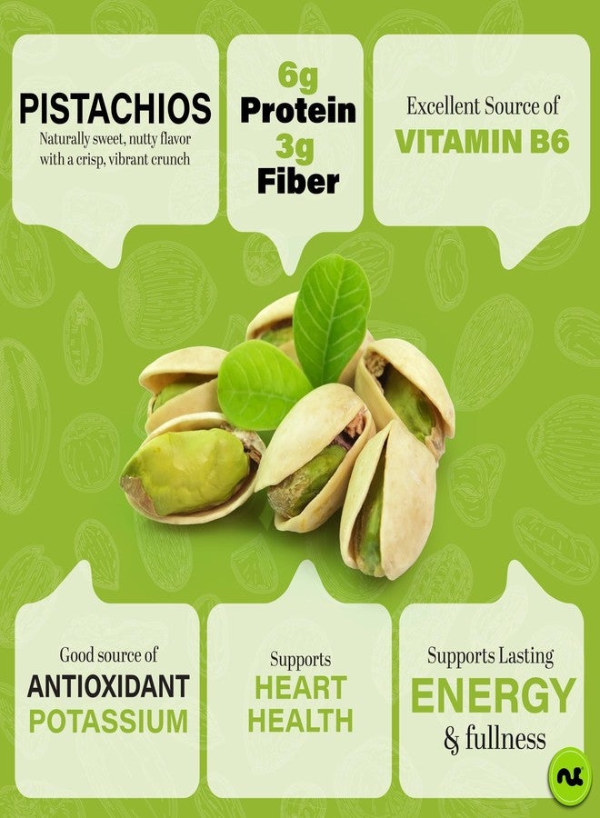 NUT CRAVINGS - Freshly Roasted & Salted California Pistachios (16oz - 1 LB) Packed Fresh in Resealable Bag - Nut Snack - Food Assortments - Image 2